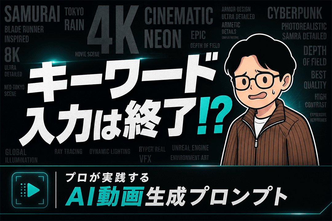 【2026年最新 】プロが実践するAI動画生成プロンプトの“新・黄金法則” 