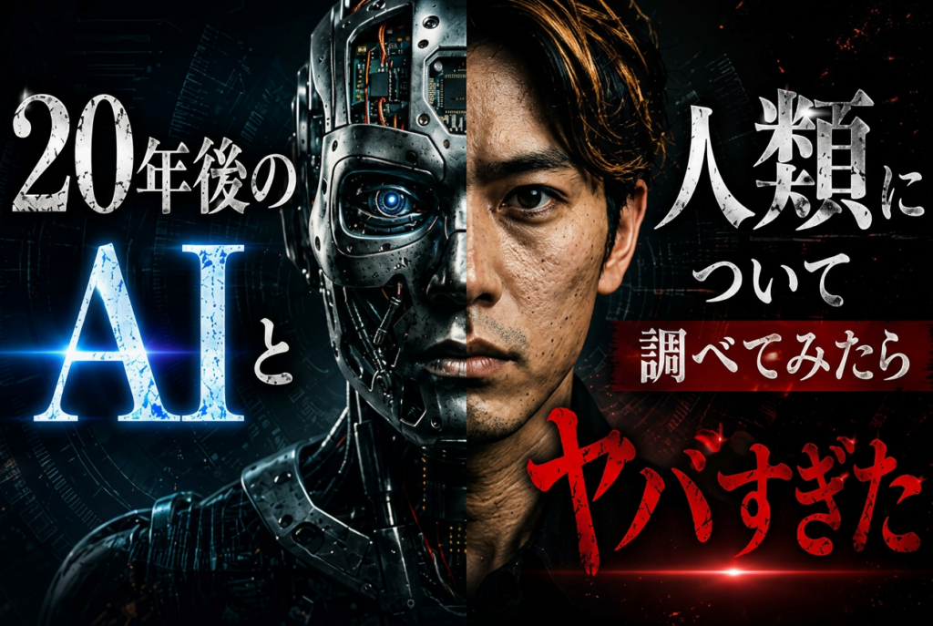 20年後のAIと人類について調べてみたらヤバすぎた話