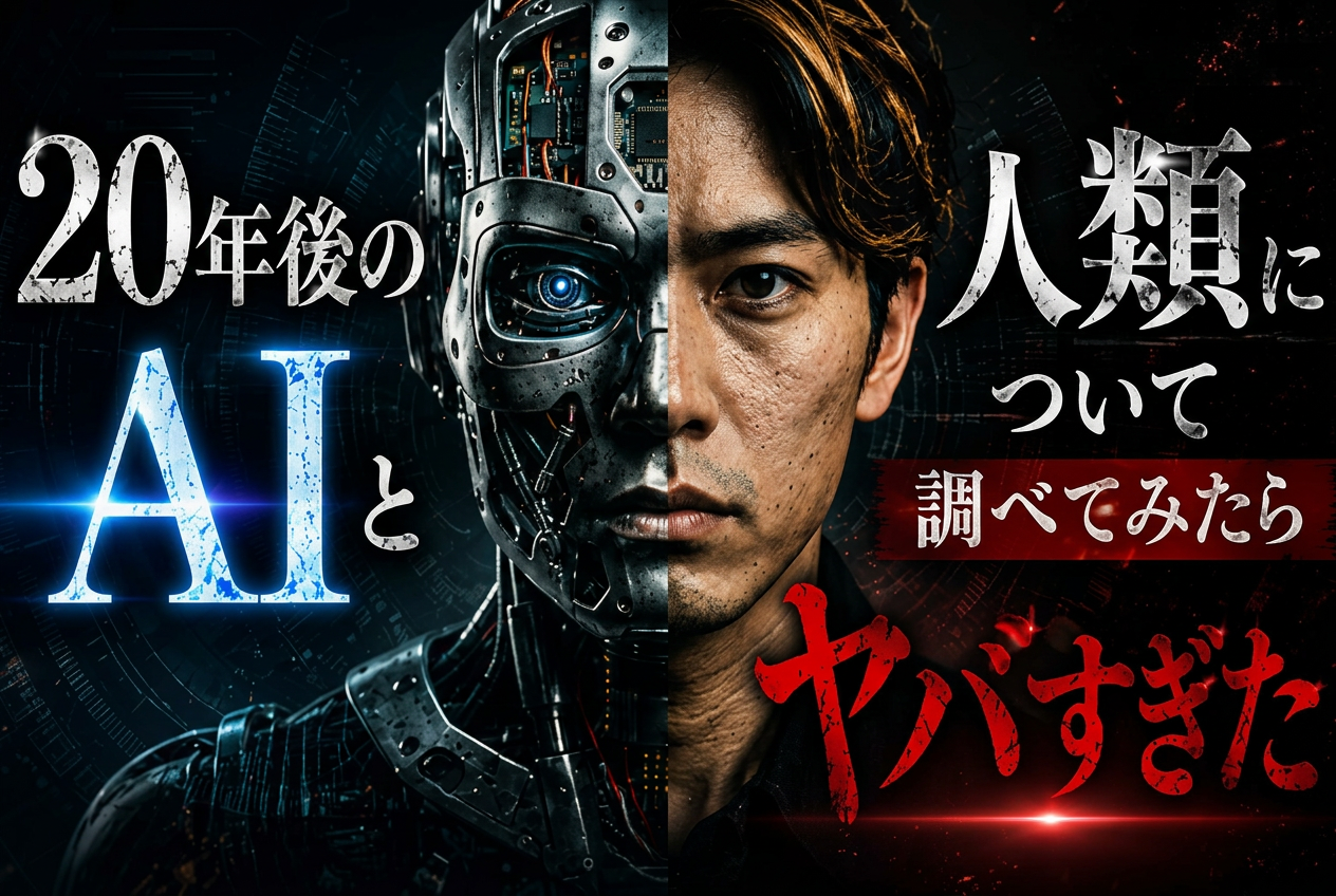 20年後のAIと人類について調べてみたらヤバすぎた話