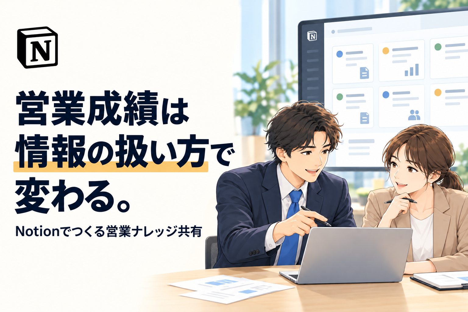 Notionで実現するチーム営業のナレッジ共有術 