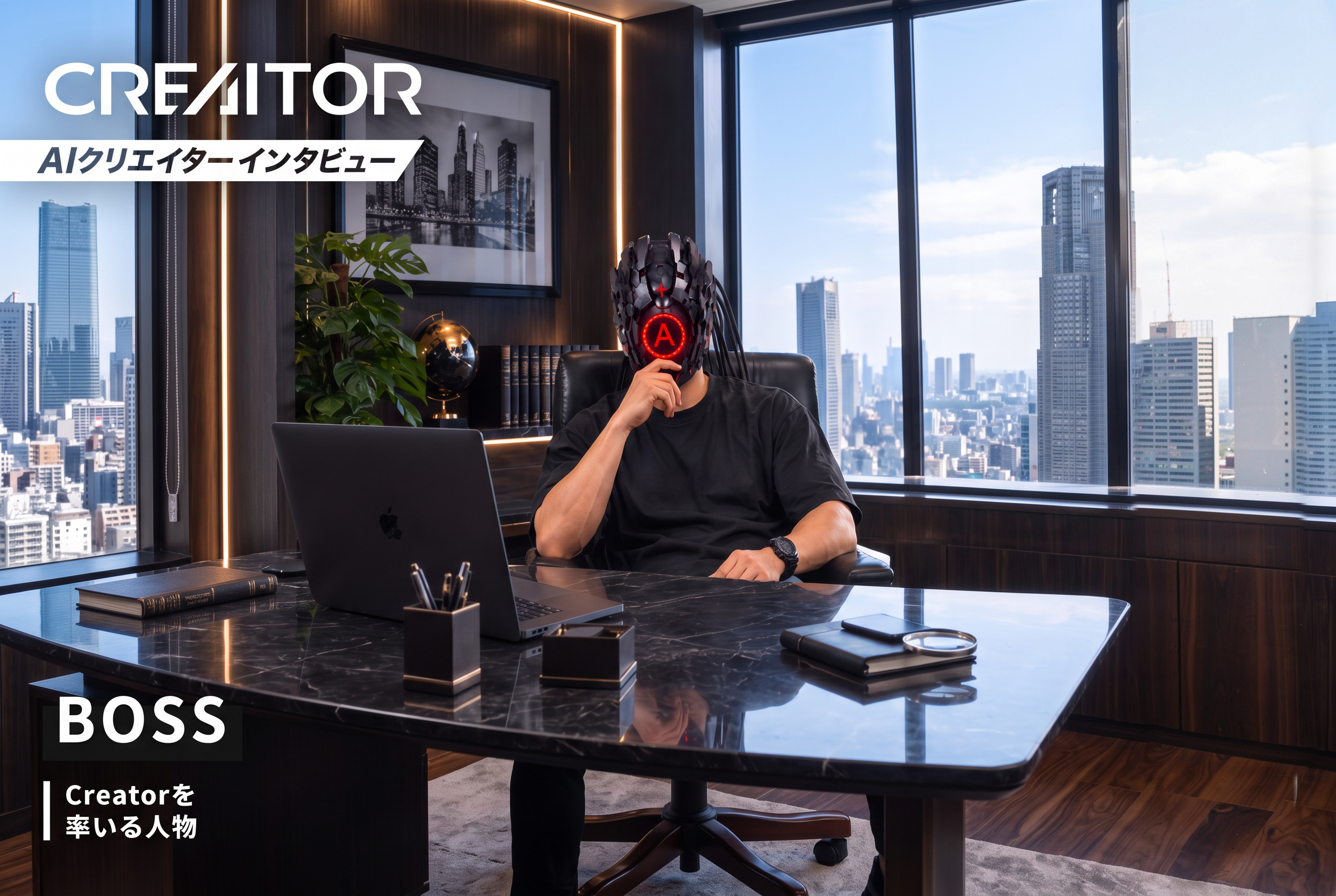 マスクの下は、AIより謎。BOSSが語る「AIを信じるな、使え」