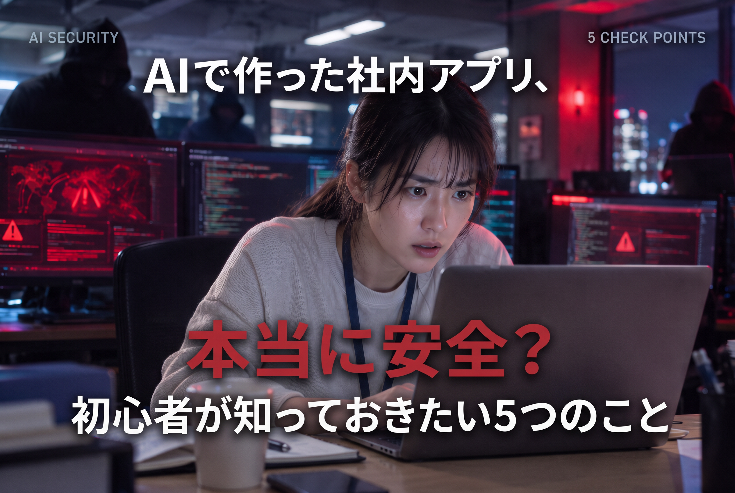 「それ、安全？」AIアプリの情報漏洩/今できる5つの対策